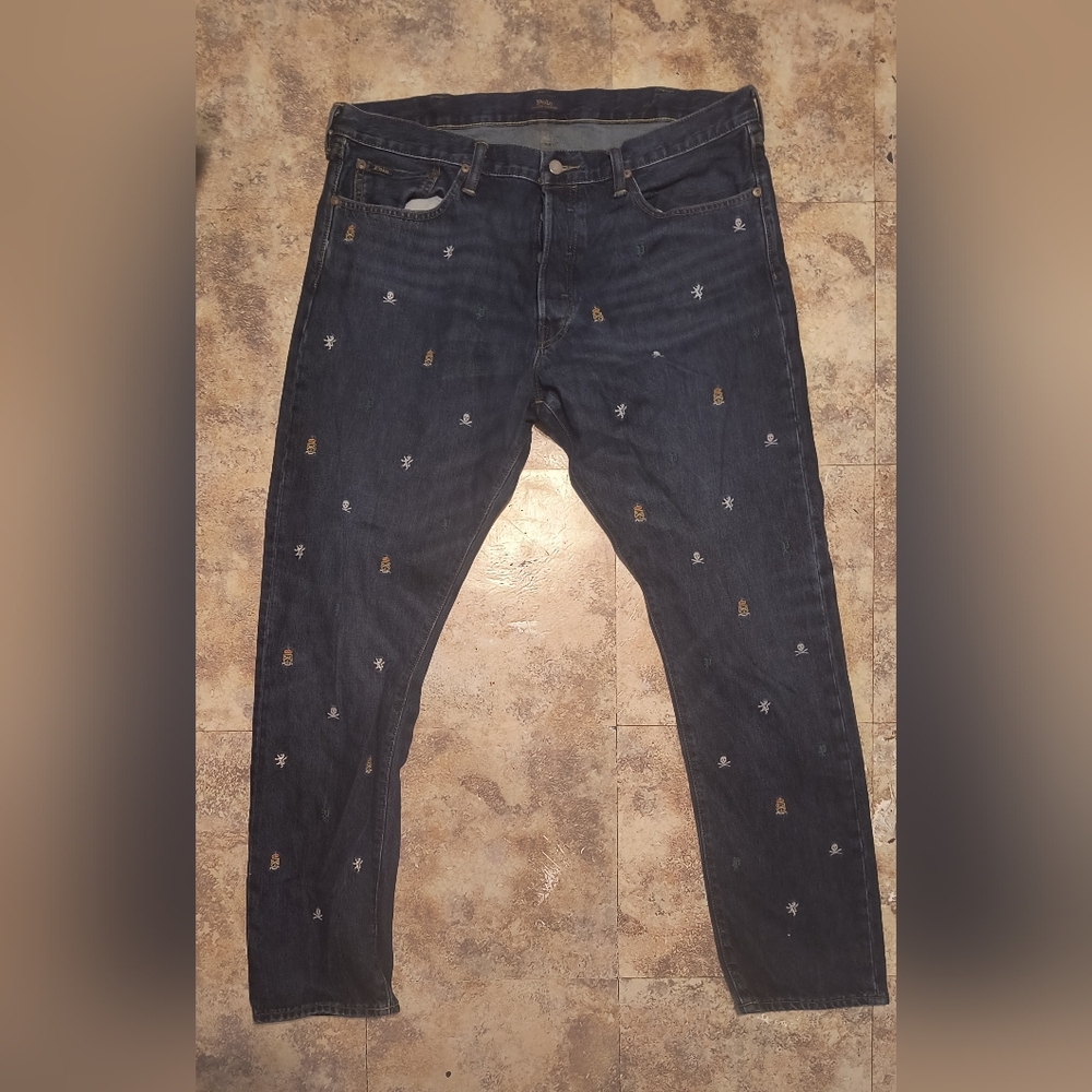 Polo Ralph Lauren Mens Jeans with Embroidery